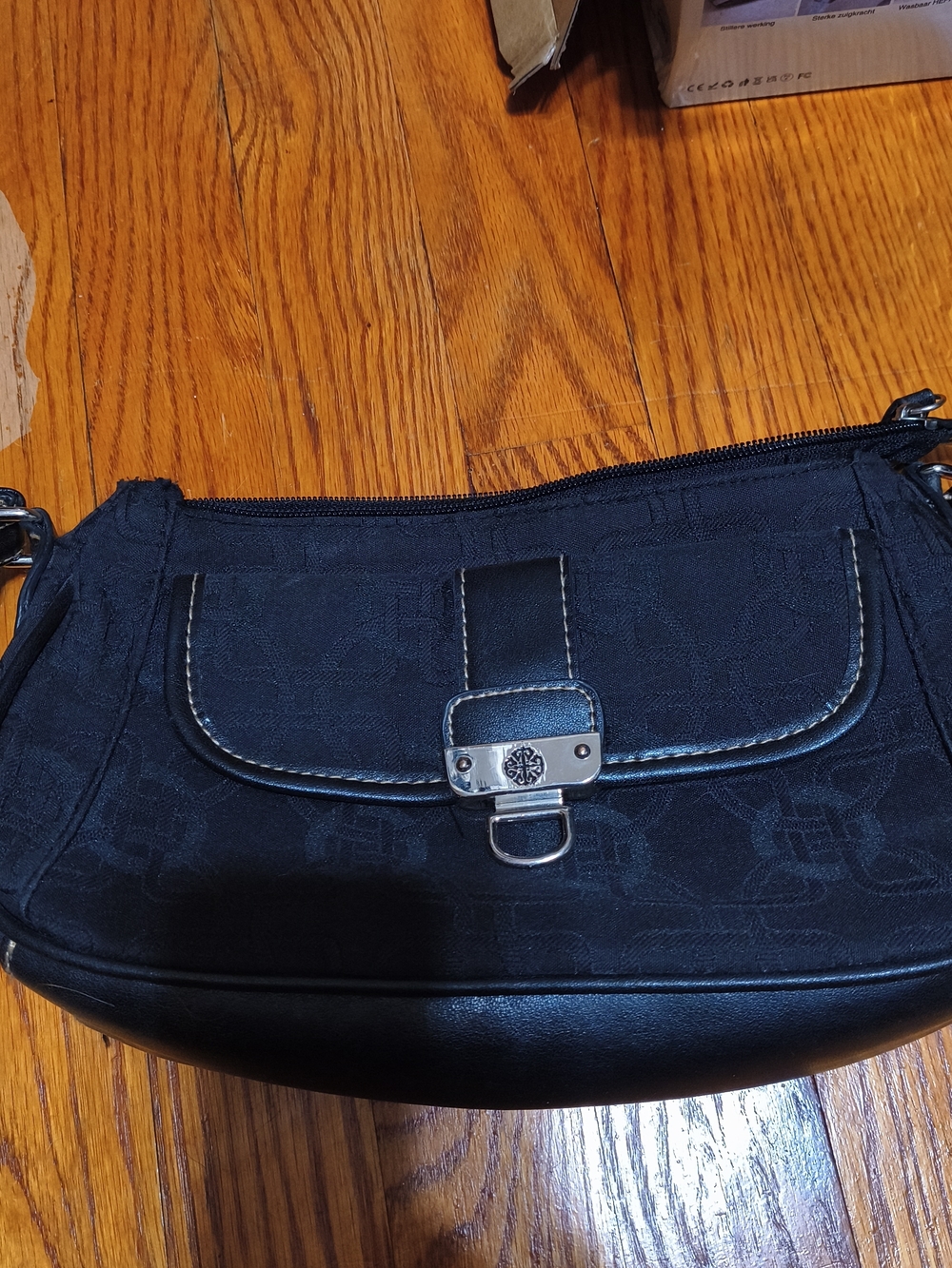 Treviso Classic Black Women's Shoulder Bag